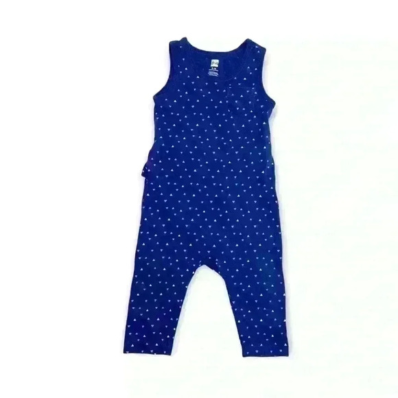 Tea Envelope Back Geo Print Romper 18-24m - Picture 1 of 6